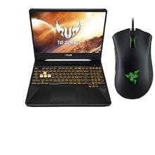 لپ تاپ ایسوس مدل  FX505GU با پردازنده  Ryzen7 3750H به همراه ماوس مخصوص بازی ریزر مدل DeathAdder Essential